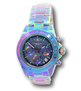 Invicta Speedway Men's 40mm Iridescent Rainbow Chronograph Watch 23941 RARE-Klawk Watches