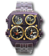 Load image into Gallery viewer, Invicta Aviator Zulu Men&#39;s 50mm Purple 4-Time Zone Quartz Watch 39280 RARE-Klawk Watches
