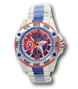 Invicta Marvel Captain America Women's 44mm Limited Ed MultiFunction Watch 27018-Klawk Watches