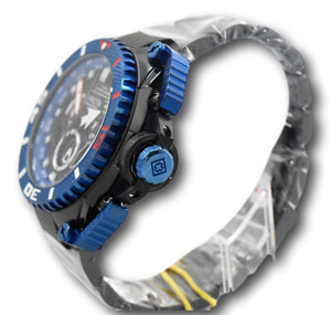 Invicta Sea Hunter Men's 57mm LARGE Anatomic Black Swiss Chronograph Watch 35011-Klawk Watches