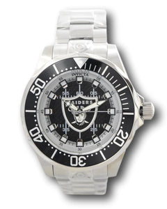 Invicta NFL Las Vegas Raiders Automatic Men's 47mm Grand Diver Watch 42117-Klawk Watches