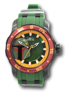 Invicta Star Wars Men's 48mm Boba Fett Limited Edition Green Quartz Watch 37209-Klawk Watches