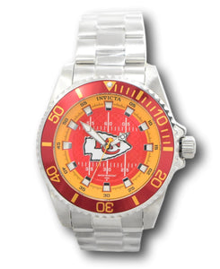 Invicta Kansas City Chiefs Men's 47mm Limited Stainless Quartz Watch 36945-Klawk Watches
