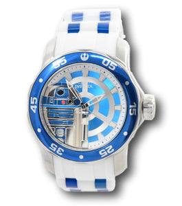 Invicta Star Wars R2D2 Limited Edition Mens 48mm White Silicone Watch 32518 RARE-Klawk Watches