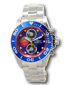 Invicta DC Comics Superman Men's 43mm Limited Edition Chronograph Watch 29062-Klawk Watches