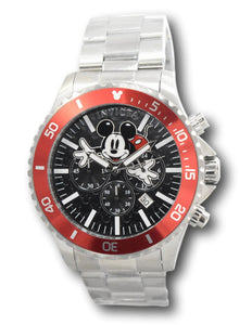 Invicta Disney Men's 48mm Mickey Mouse Limited Edition Silver Chrono Watch 39047-Klawk Watches