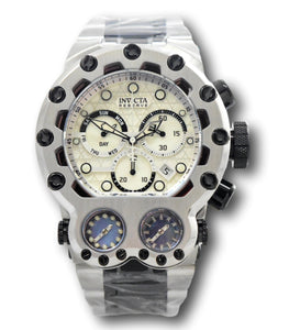 Invicta Reserve Magnum Tria Men's 52mm Lume Dial 3-Time Swiss Chrono Watch 35104-Klawk Watches