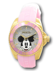 Invicta Disney Luxe Women's 38mm Limited Edition Mickey Glitter Dial Watch 37893-Klawk Watches
