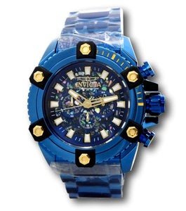 Invicta Coalition Men's 64mm Abalone Dial Watch With 3 Slot Collector Case 35977-Klawk Watches