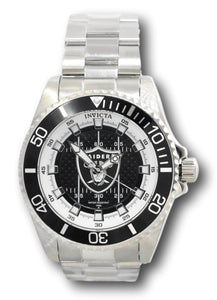 Invicta NFL Las Vegas Raiders Men's 47mm Limited Stainless Quartz Watch 36937-Klawk Watches