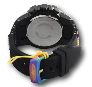 Invicta Aviator Men's 52mm Black Rainbow Iridescent Chronograph Watch 23691 RARE-Klawk Watches