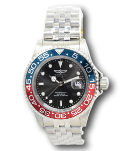 Invicta Pro Diver Men's 40mm Pepsi Bezel 200M Stainless Quartz Watch 34102-Klawk Watches