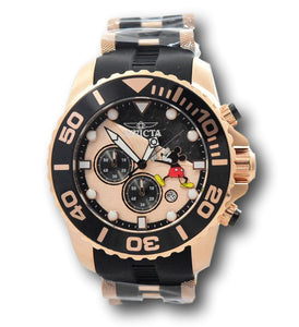 Invicta Disney Men 50mm Limited Edition Rose Gold Mickey Chronograph Watch 32475-Klawk Watches