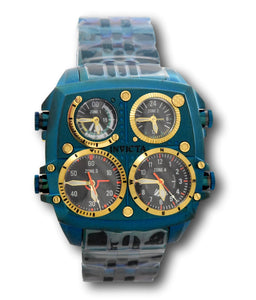 Invicta Aviator Zulu Men's 50mm Green 4-Time Zone Quartz Watch 39281 RARE-Klawk Watches
