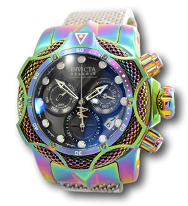 Invicta Reserve Venom Rainbow Iridescent Mens 52mm Mesh Swiss Chrono Watch 35052-Klawk Watches