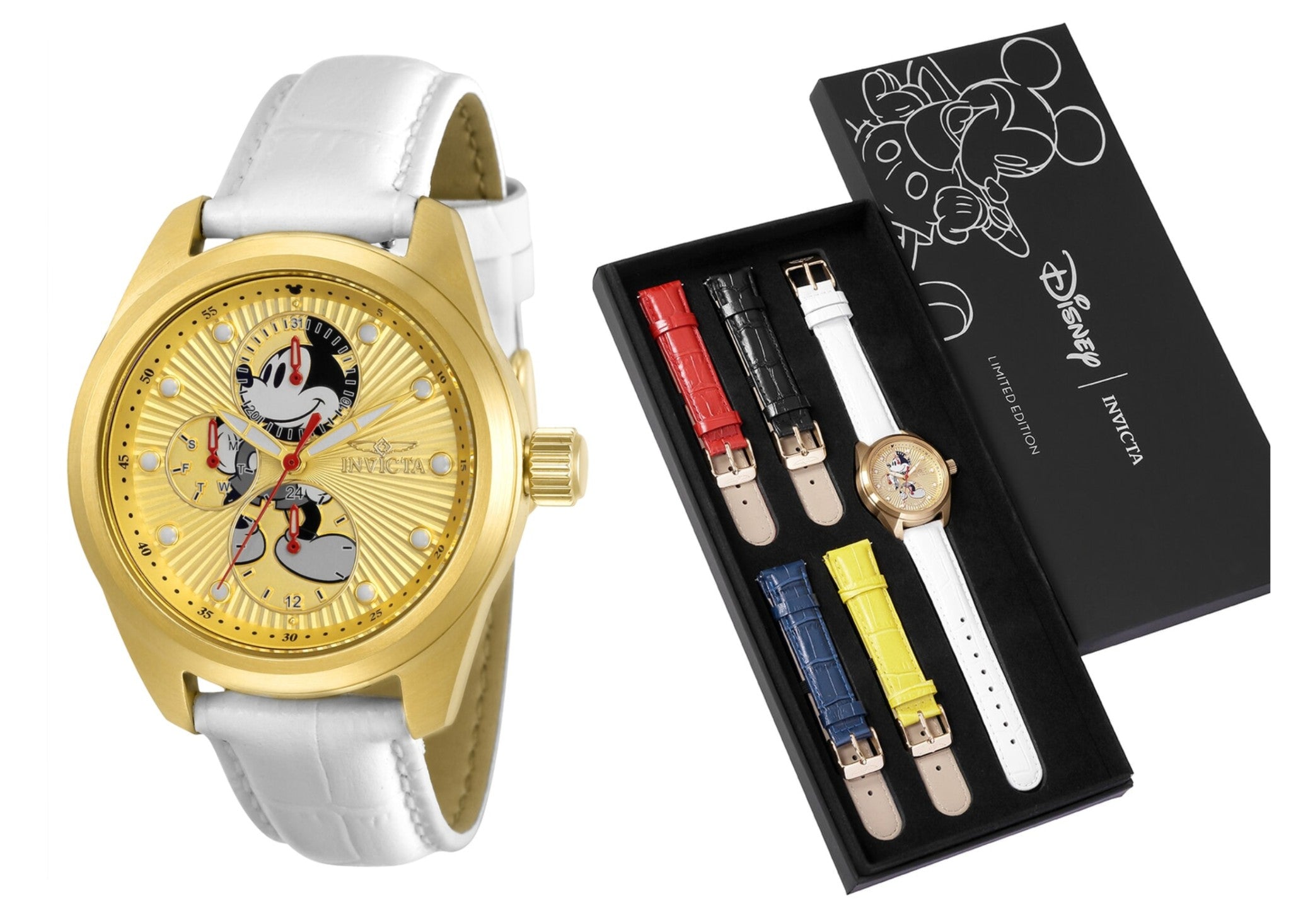 【限定品】The　ウォルト・ディズニーCompany　プルート　Watch INVICTA DISNEY LIMITED EDITION MICKEY MOUSE QUARTZ WATCH