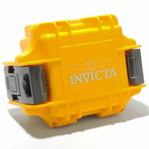 Invicta One Slot Yellow Dive Case IPM10 Invicta Collector's Hard Watch Case-Klawk Watches
