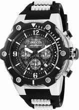 Load image into Gallery viewer, Invicta Bolt Men&#39;s 52mm Black Textured Dial Silicone Chronograph Watch 25470-Klawk Watches
