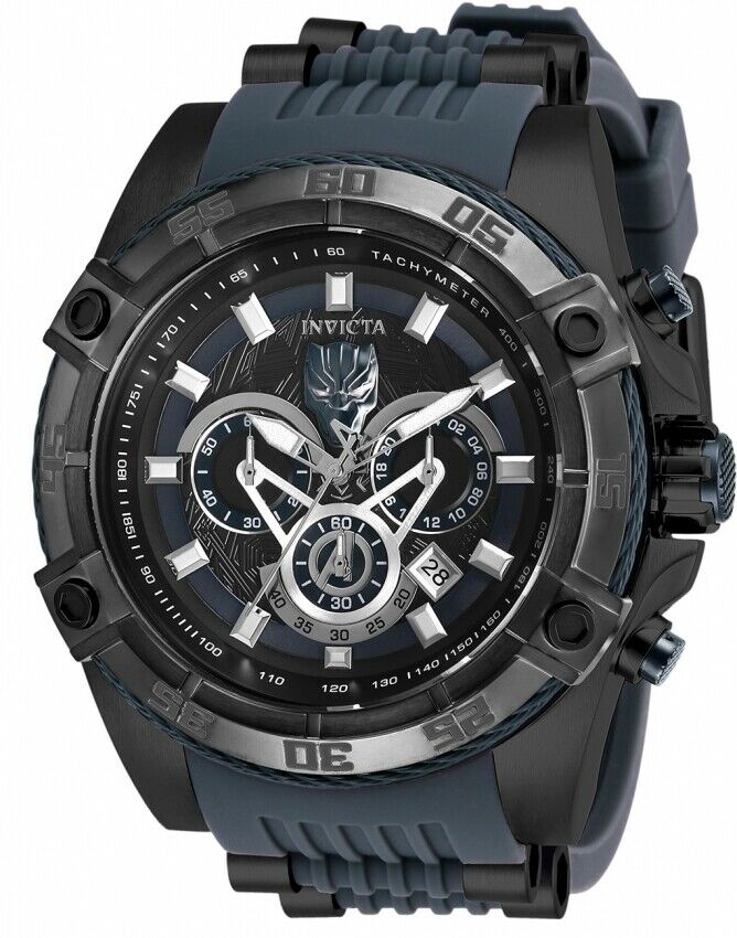 Invicta Marvel Black Panther Men's 52mm Limited Edition Chronograph Watch 26802-Klawk Watches