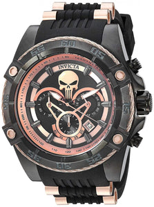 Invicta Marvel Punisher Limited Edition 52mm Rose Gold Chronograph Watch 26861-Klawk Watches