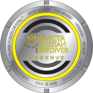 Invicta Reserve Russian Diver Men's 52mm Iridescent Chronograph Watch 25734-Klawk Watches