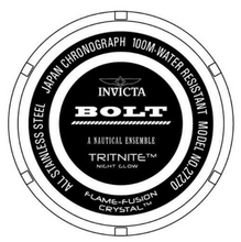 Load image into Gallery viewer, Invicta Bolt Vortex Tri-Cable Men&#39;s 52mm Black Stainless Chronograph Watch 27270-Klawk Watches
